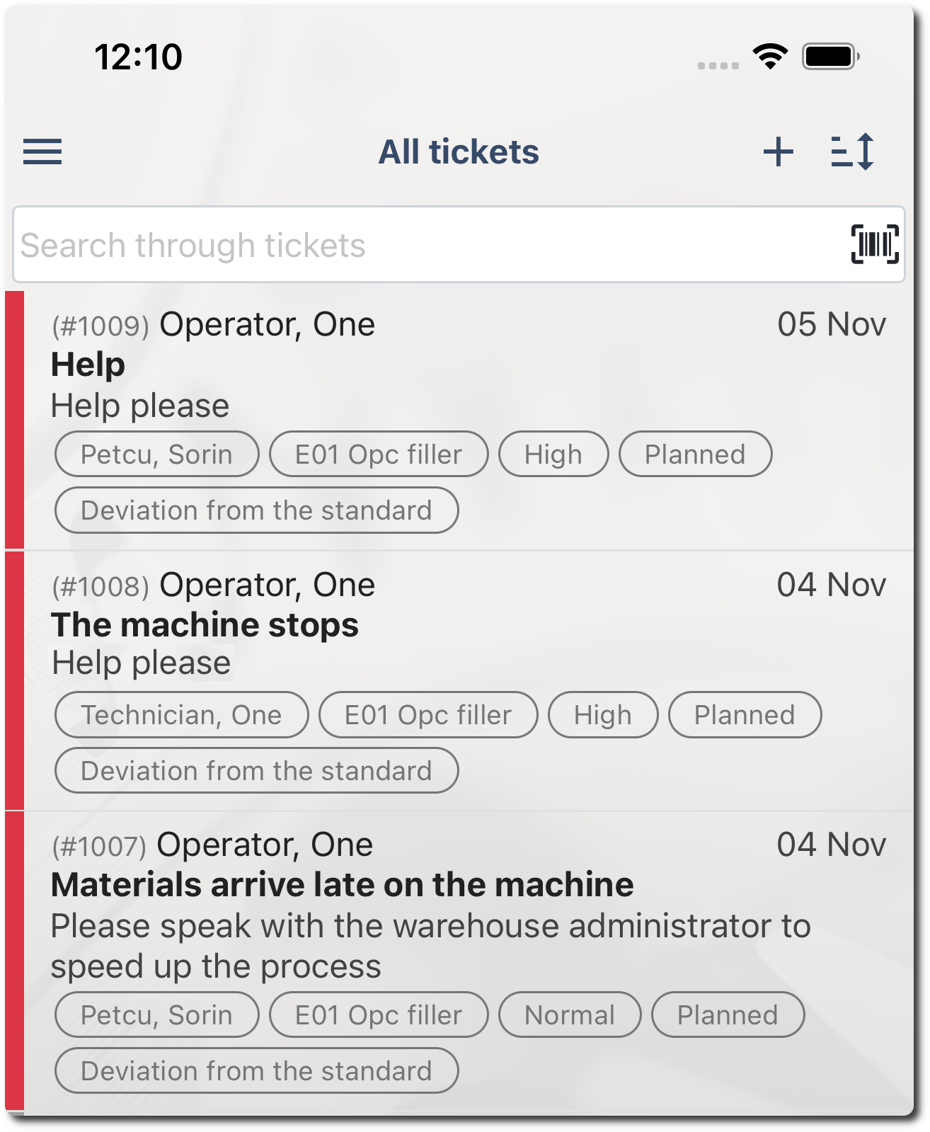 Santinela Ticket Management System